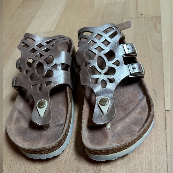 Limited Edition Birkenstock Jakarta sandals, Gold - extremely rare! 💎 - Picture 4 of 14